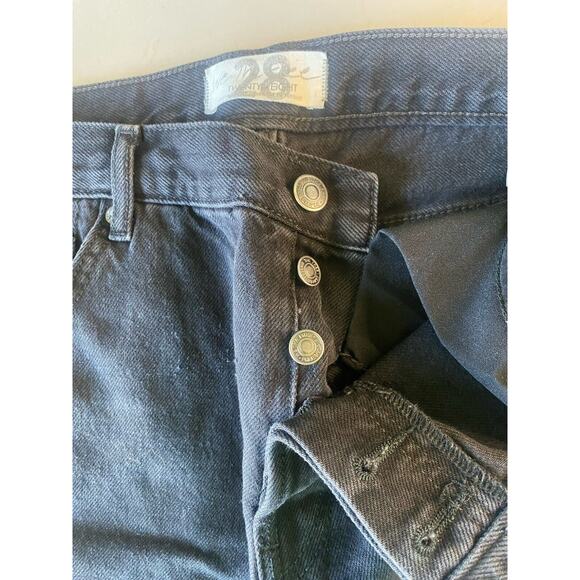 We the Free Jeans Womens Size 28 Black Thrashed Distressed Maggie Denim Pants - Picture 6 of 14